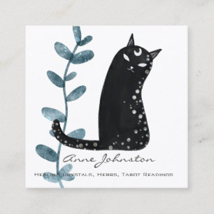 Magic Cat Square Business Card