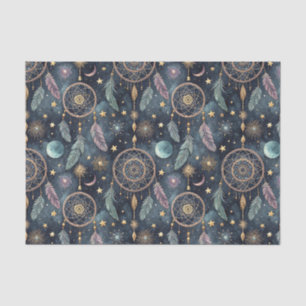 Magic Celestial Dreamcatcher Starry Night Pattern Tissue Paper