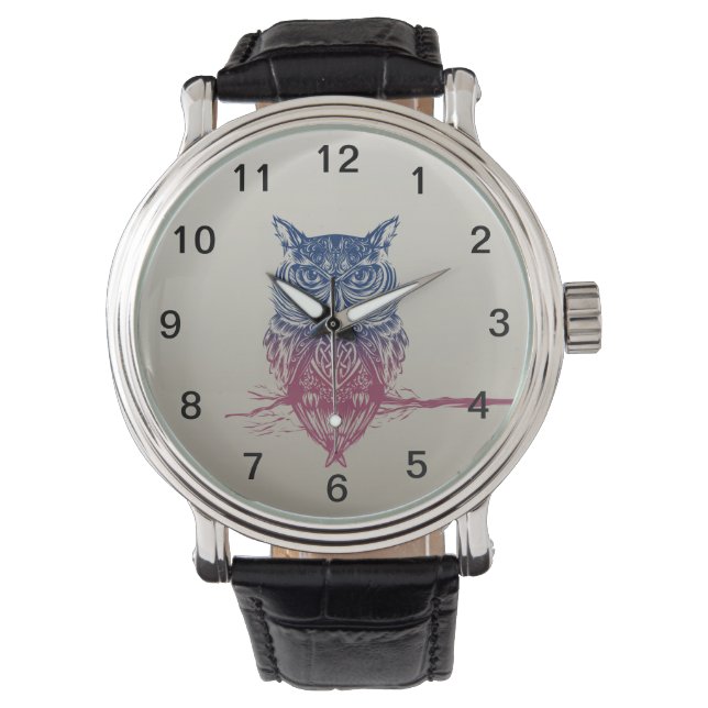 Magic Celtic owl Watch (Front)