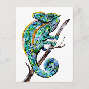 Magic Chameleon Postcard