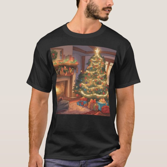 Magic Christmas Tree T-Shirt (Front)