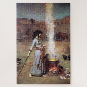 Magic Circle, John William Waterhouse Jigsaw Puzzle