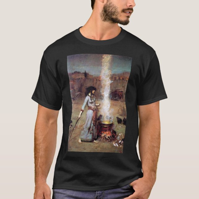 Magic Circle, John William Waterhouse T-Shirt (Front)