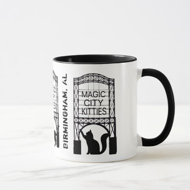 Magic City Kitties Ringer Mug (Right)