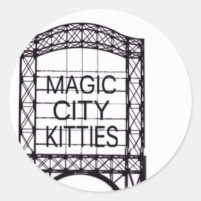 Magic City Kitties Sticker (Front)