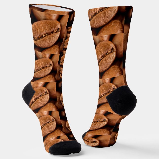 Magic coffee beans All-Over-Print Socks (Angled)