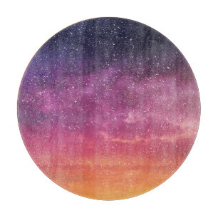 Magic Colour: Enchanting Sky Background. Cutting Board