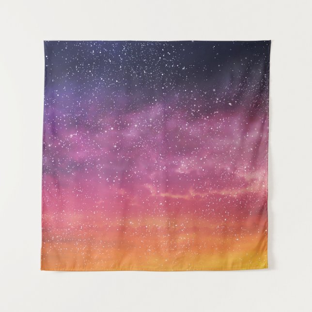 Magic Colour: Enchanting Sky Background. Tapestry (Front)
