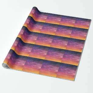Magic Colour: Enchanting Sky Background. Wrapping Paper