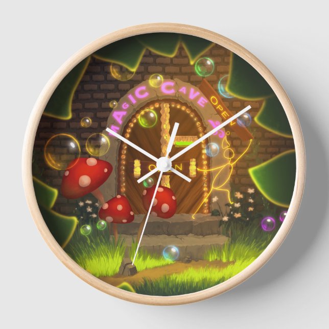 Magic colourful Wall Clock (Front)