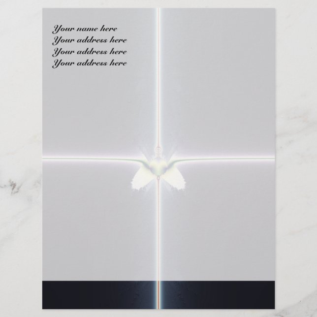 Magic Cross Letterhead Design (Front)