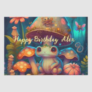 Magic cute frog mushroom  tissue paper