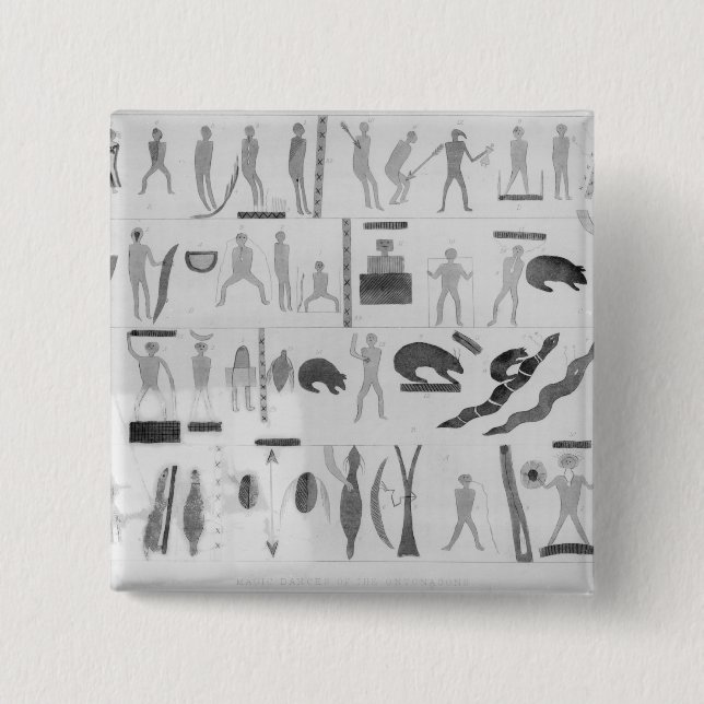 Magic Dances of the Ontonagons 15 Cm Square Badge (Front)