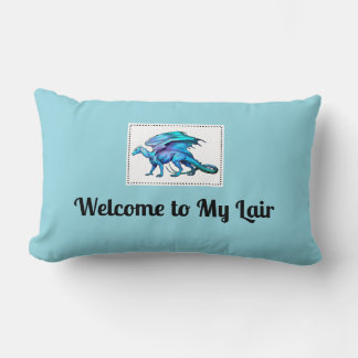 Magic Dragon Pillow - Welcome to My Lair