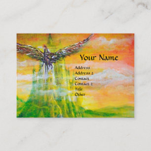 MAGIC DUEL BETWEEN BRADAMANT AND NEGROMANCER BUSINESS CARD