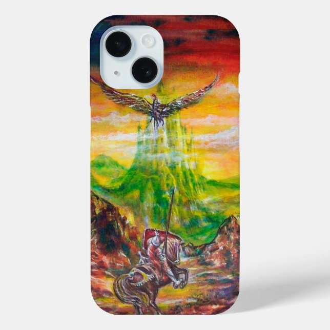 MAGIC DUEL BETWEEN BRADAMANT AND NEGROMANCER Case-Mate iPhone CASE (Back)
