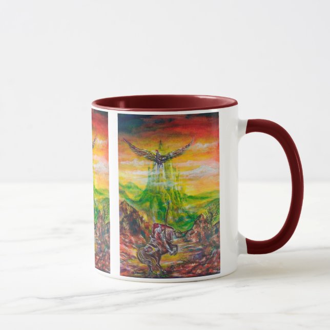 MAGIC DUEL BETWEEN BRADAMANT AND NEGROMANCER MUG (Right)