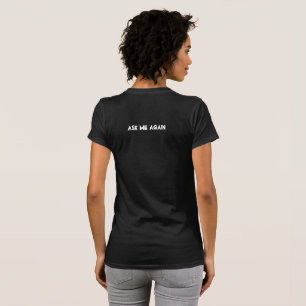 Magic Eight Ball Halloween Costume With Text T-Shirt