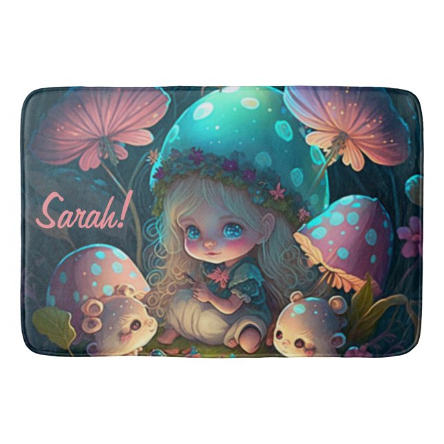 Magic elf moments              bath mat (Front)
