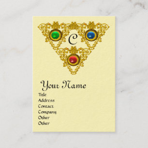 MAGIC ELFIC TALISMAN 2 MONOGRAM BUSINESS CARD