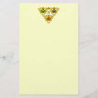 MAGIC ELFIC TALISMAN /GOLD TRIANGLE Cream