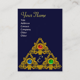 MAGIC ELFIC TALISMAN MONOGRAM BUSINESS CARD