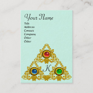 MAGIC ELFIC TALISMAN MONOGRAM BUSINESS CARD