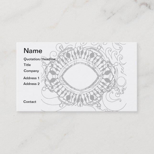 Magic Eye Business Card (Front)