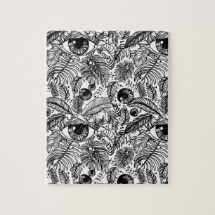 Magic eye. Symbol of Omniscience & Supreme Being  Jigsaw Puzzle