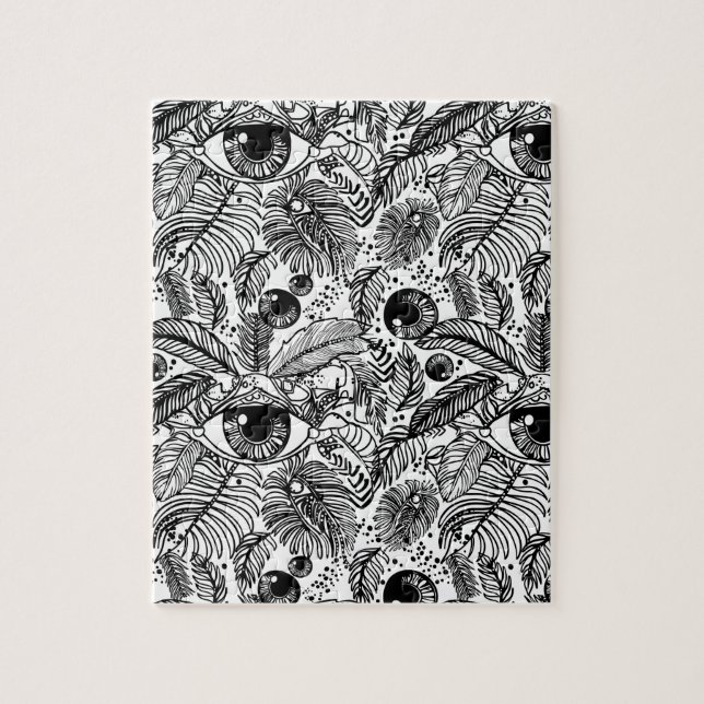 Magic eye. Symbol of Omniscience & Supreme Being  Jigsaw Puzzle (Vertical)