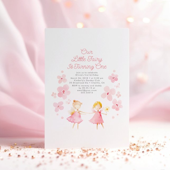 Magic Fairy Birthday Invitation (Fairy Birthday Invitations)