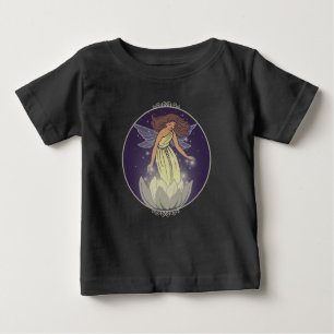 Magic Fairy White Flower Glow Fantasy Art Baby T-Shirt