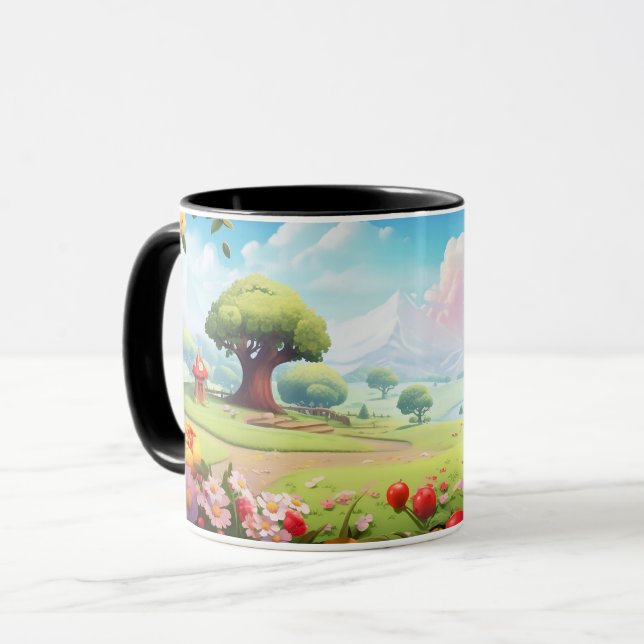 Magic fantasy land mug (Front Left)