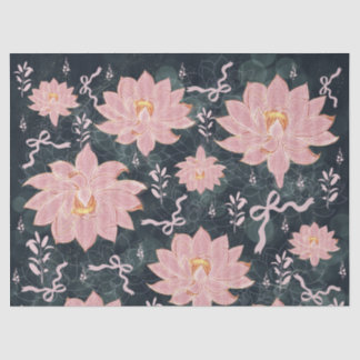 Magic florals with glitter design tissue paper