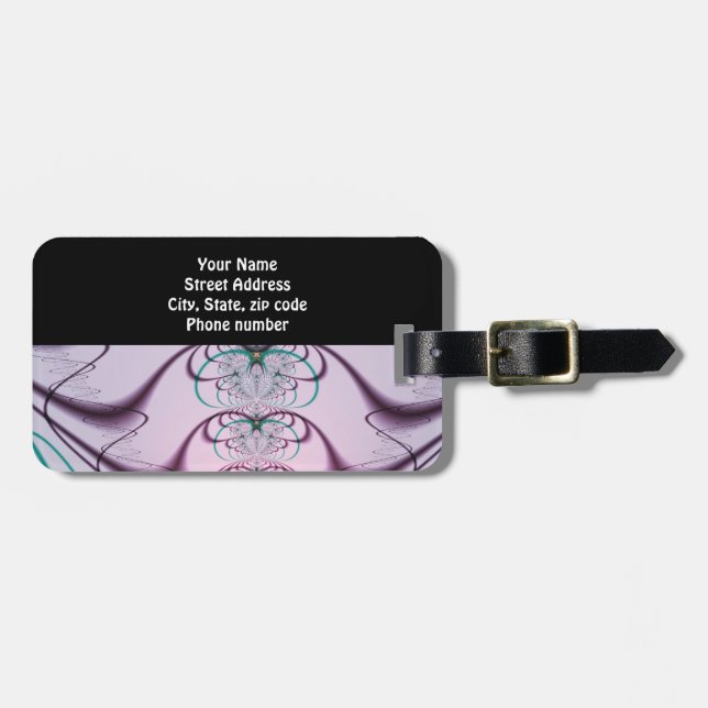 Magic Flower Bag Tags - Customised (Front Horizontal)