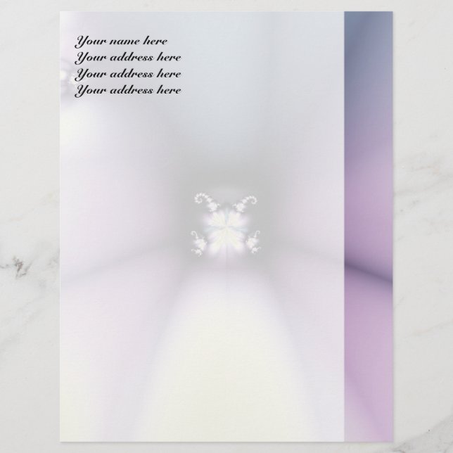Magic Flower Letterhead Design (Front)