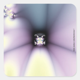 Magic Flower Square Sticker