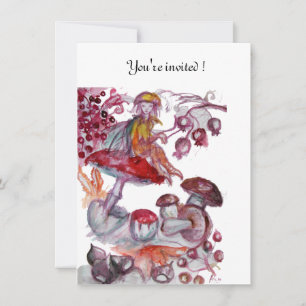 MAGIC FOLLET OF MUSHROOMS INVITATION