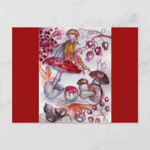 MAGIC FOLLET OF MUSHROOMS POSTCARD