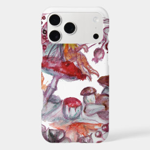 MAGIC FOLLET OF MUSHROOMS Red White Floral Fantasy