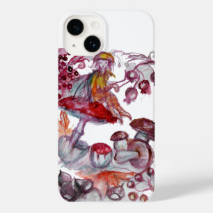 MAGIC FOLLET OF MUSHROOMS Red White Floral Fantasy Case-Mate iPhone 14 Case