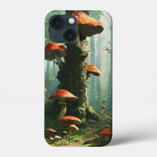 magic forest, fly agaric, fairy forest, magic mush iPhone 13 mini case