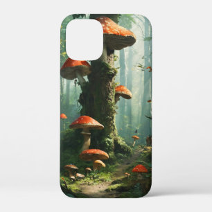 magic forest, fly agaric, fairy forest, magic mush iPhone 12 mini case