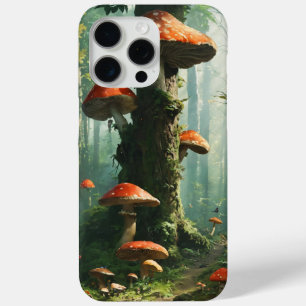 magic forest, fly agaric, fairy forest, magic mush iPhone 15 pro max case