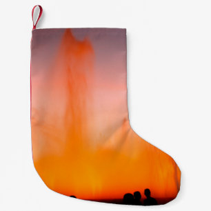 Magic Fountain of Montjuic, Barcelona, Spain. Nigh Small Christmas Stocking
