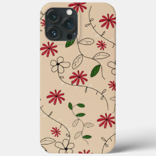 Magic Garden Flower Pattern  iPhone 13 Pro Max Case