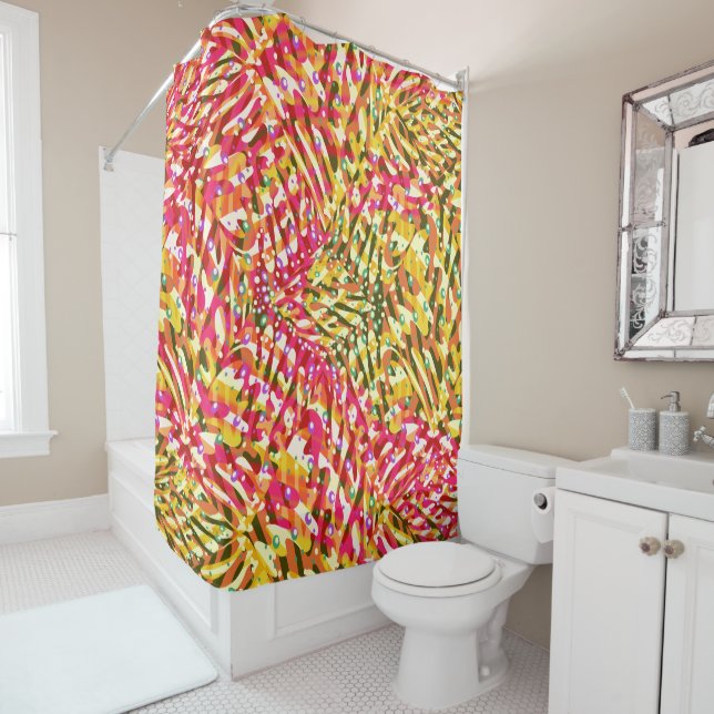 Magic Garden Whisper Shower Curtain (In Situ)