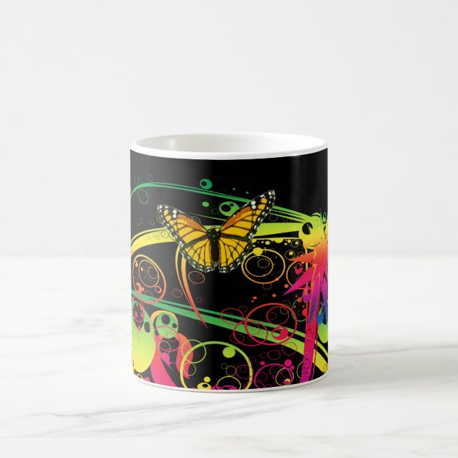 Magic Garden with Butterflies Coffee Mug (Center)