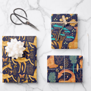 Magic Giraffe Wrapping Paper Sheet