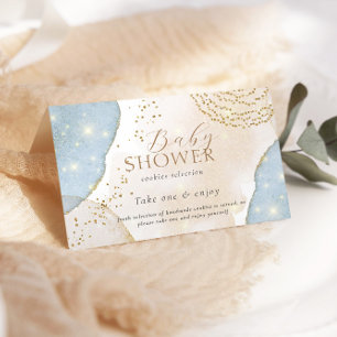 Magic Glitter Abstract Modern Baby Shower  Enclosure Card